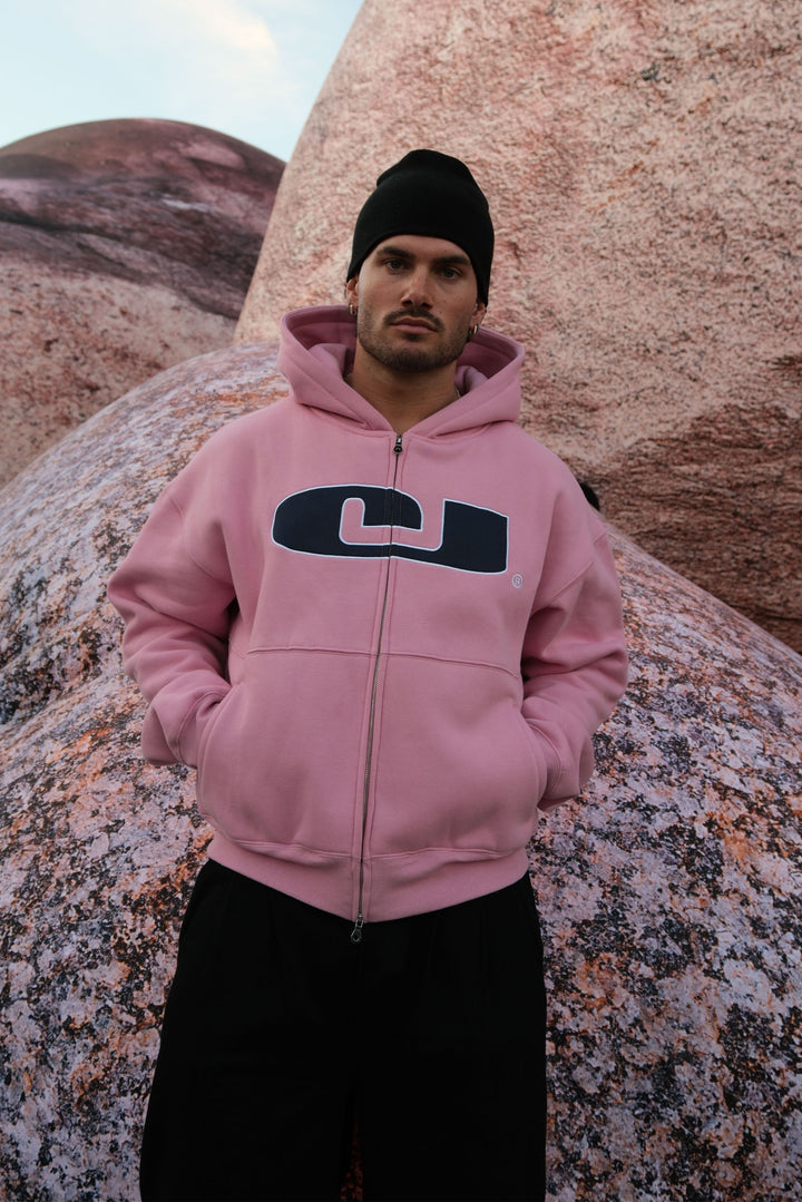 Code Pink Zip Hood