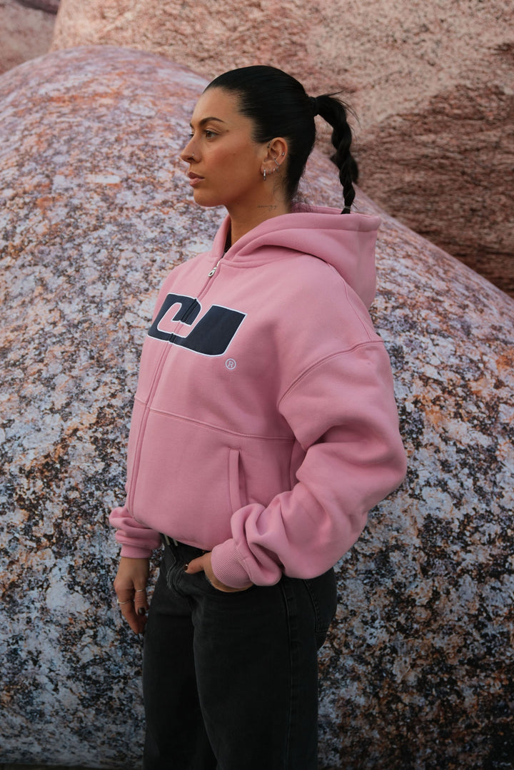 Code Pink Zip Hood