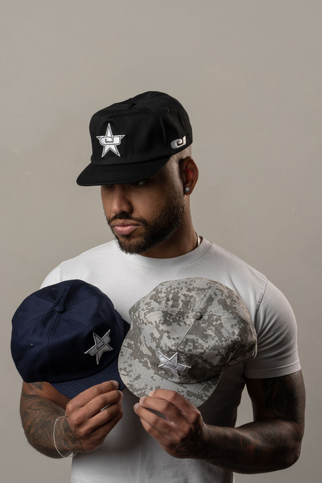 CJ Star Cap - Black