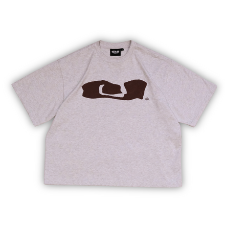 Brown Skewed - Grey T-Shirt