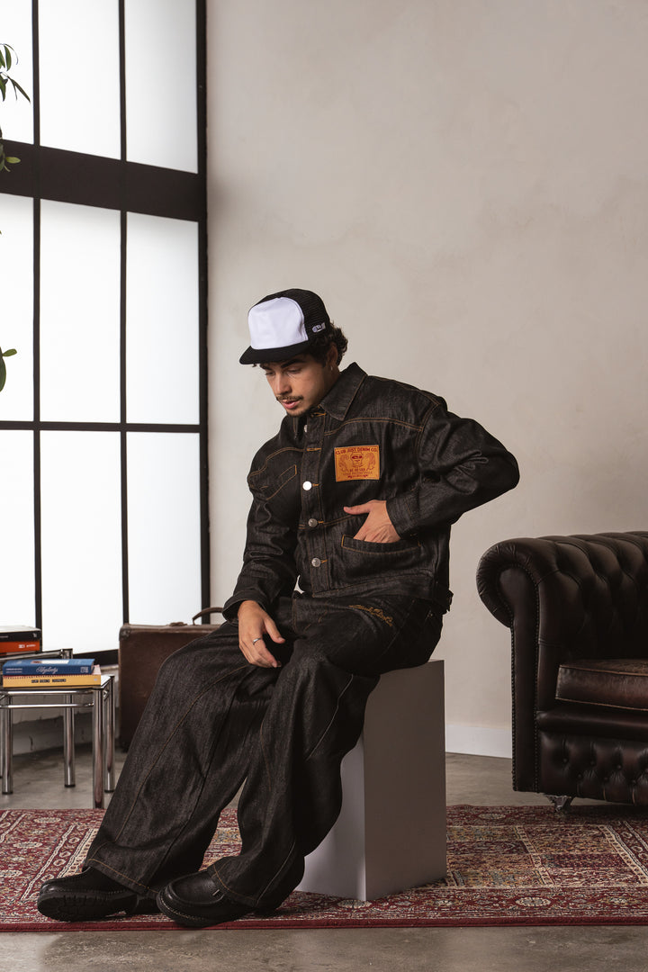 Uniform Cap - Black Mesh/White