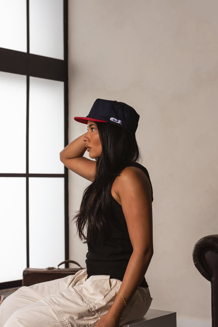 Uniform Cap - Navy/Red