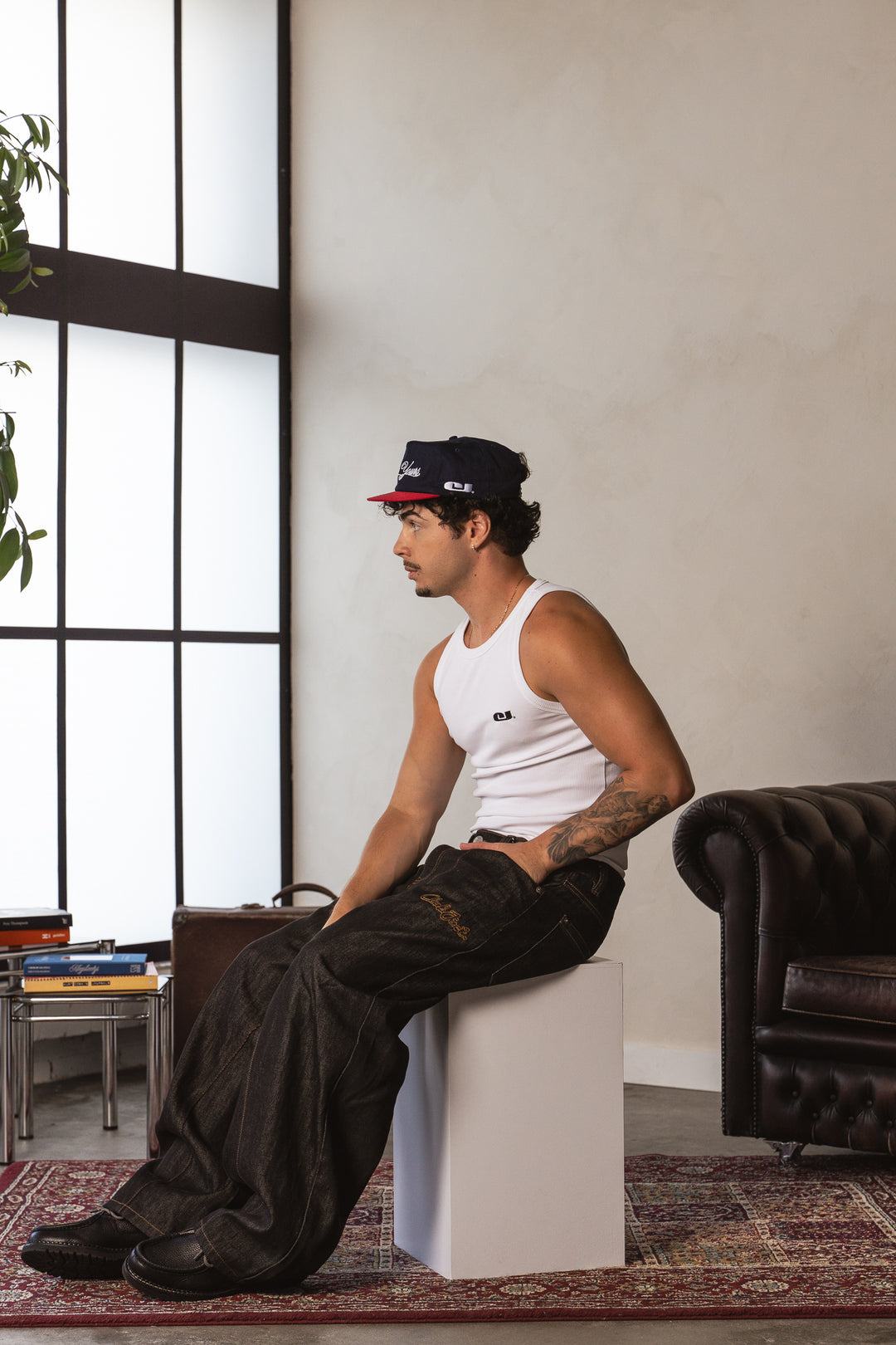 Forever Yours Cap - Navy/Red
