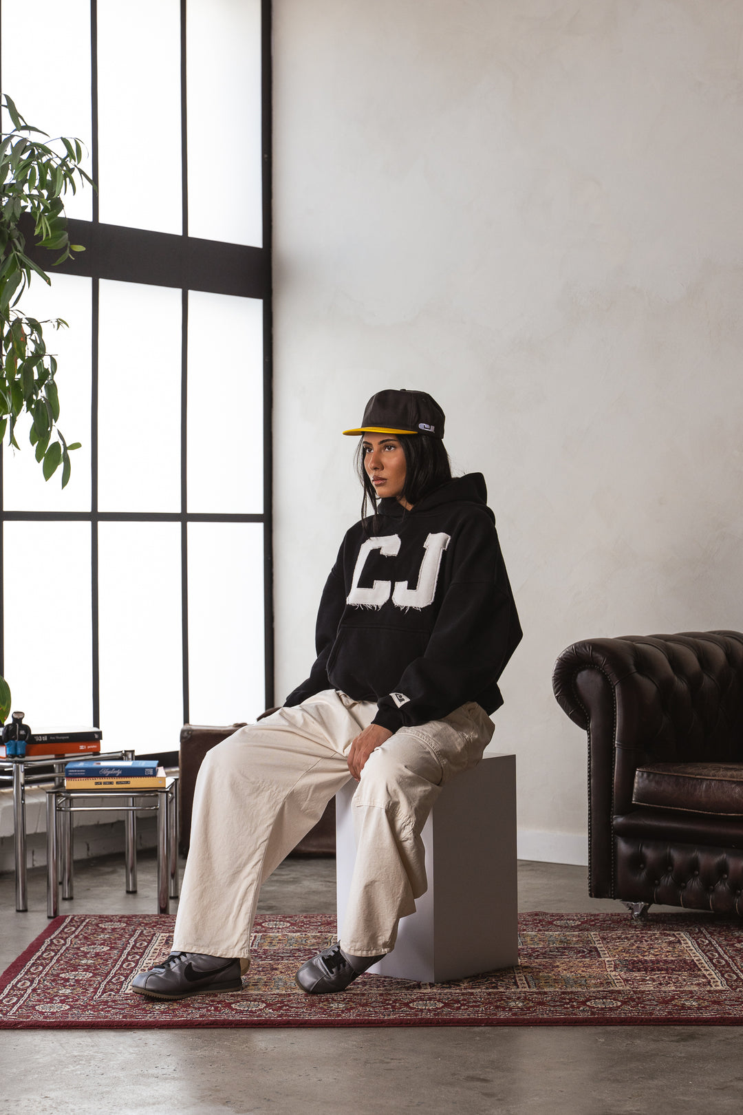 Uniform Cap - Grey/Yellow