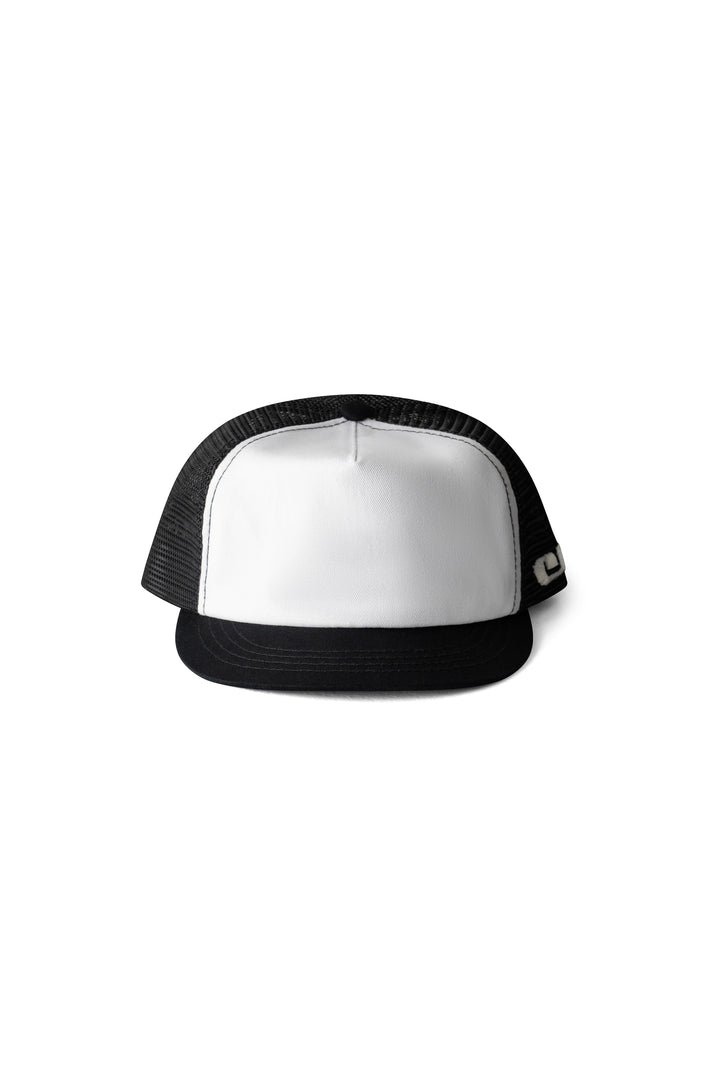 Uniform Cap - Black Mesh/White