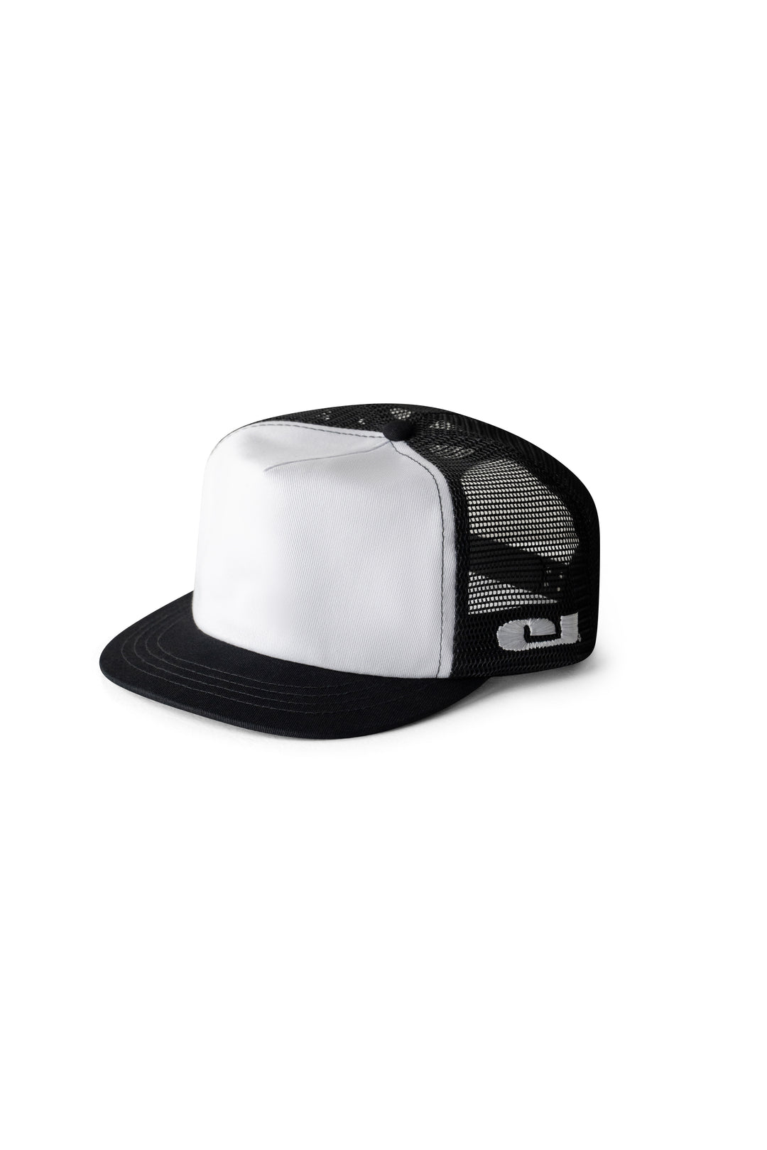 Uniform Cap - Black Mesh/White