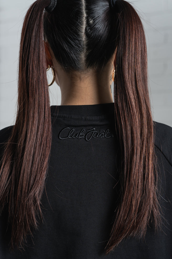 Scribble Long Sleeve T-Shirt - Black