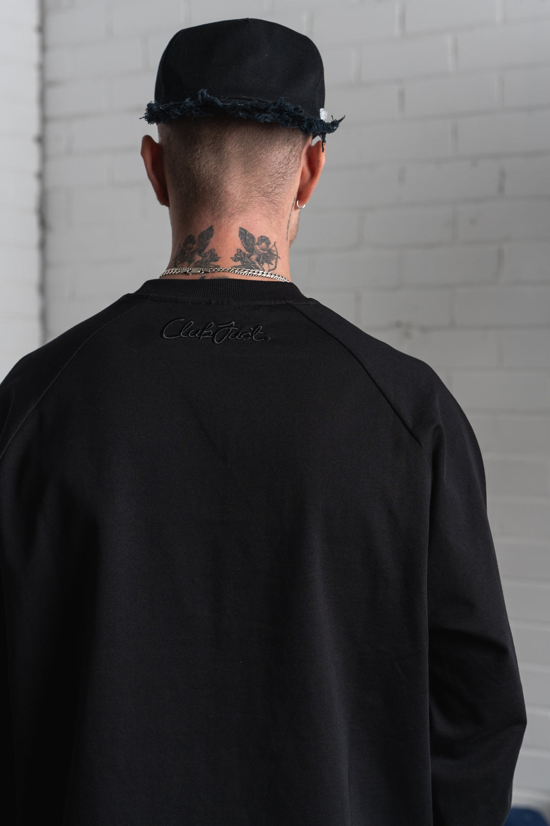 Scribble Long Sleeve T-Shirt - Black
