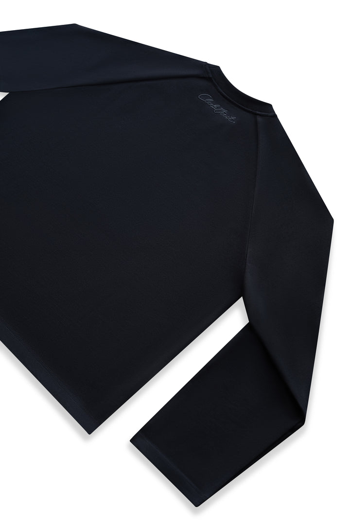 Scribble Long Sleeve T-Shirt - Black