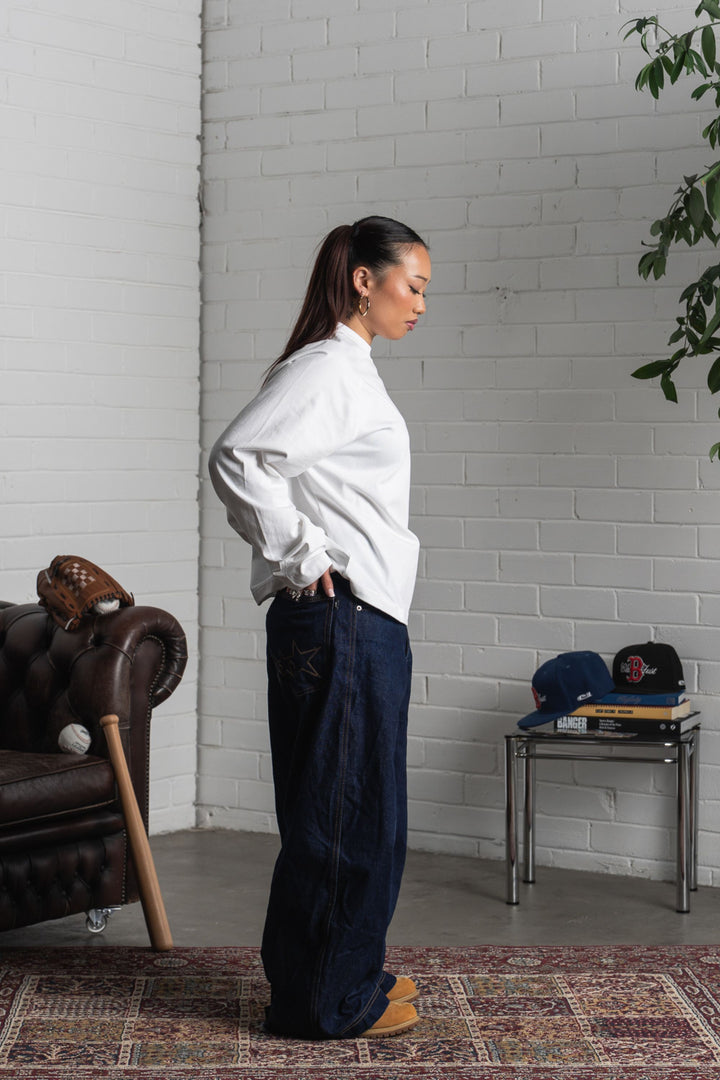 Scribble Long Sleeve T-Shirt - White